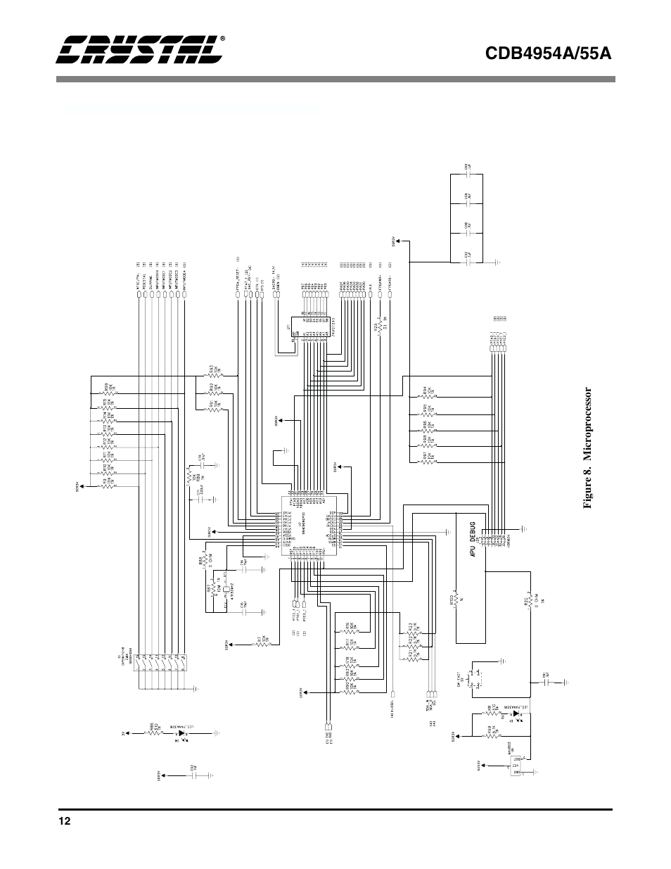 Figure 8. microprocessor, Figure 8 | Cirrus Logic CDB4955A User Manual | Page 12 / 20