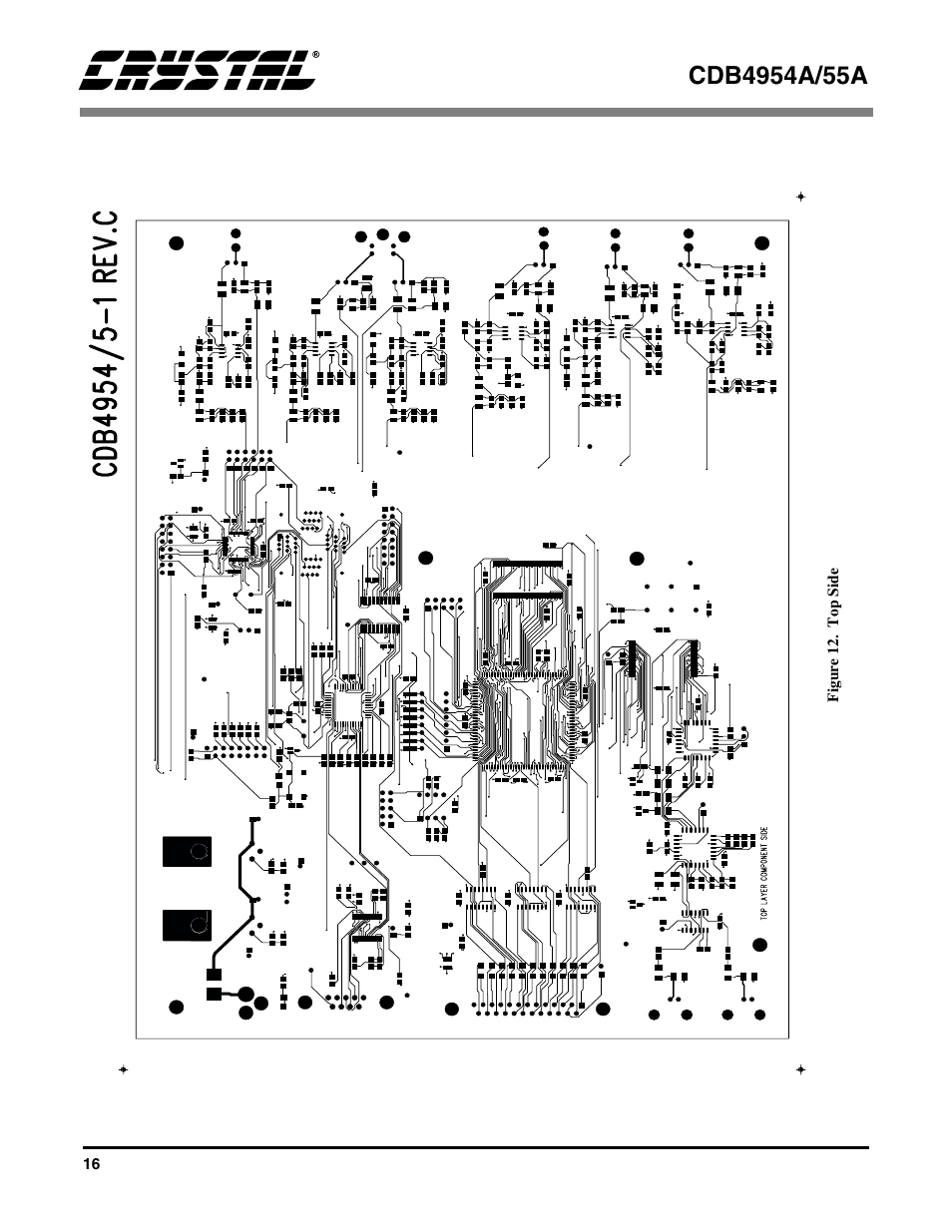 Figure 12. top side | Cirrus Logic CDB4955A User Manual | Page 16 / 20