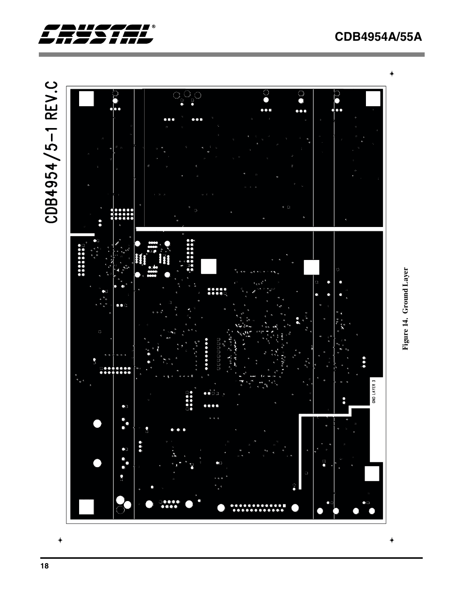 Figure 14. ground layer | Cirrus Logic CDB4955A User Manual | Page 18 / 20