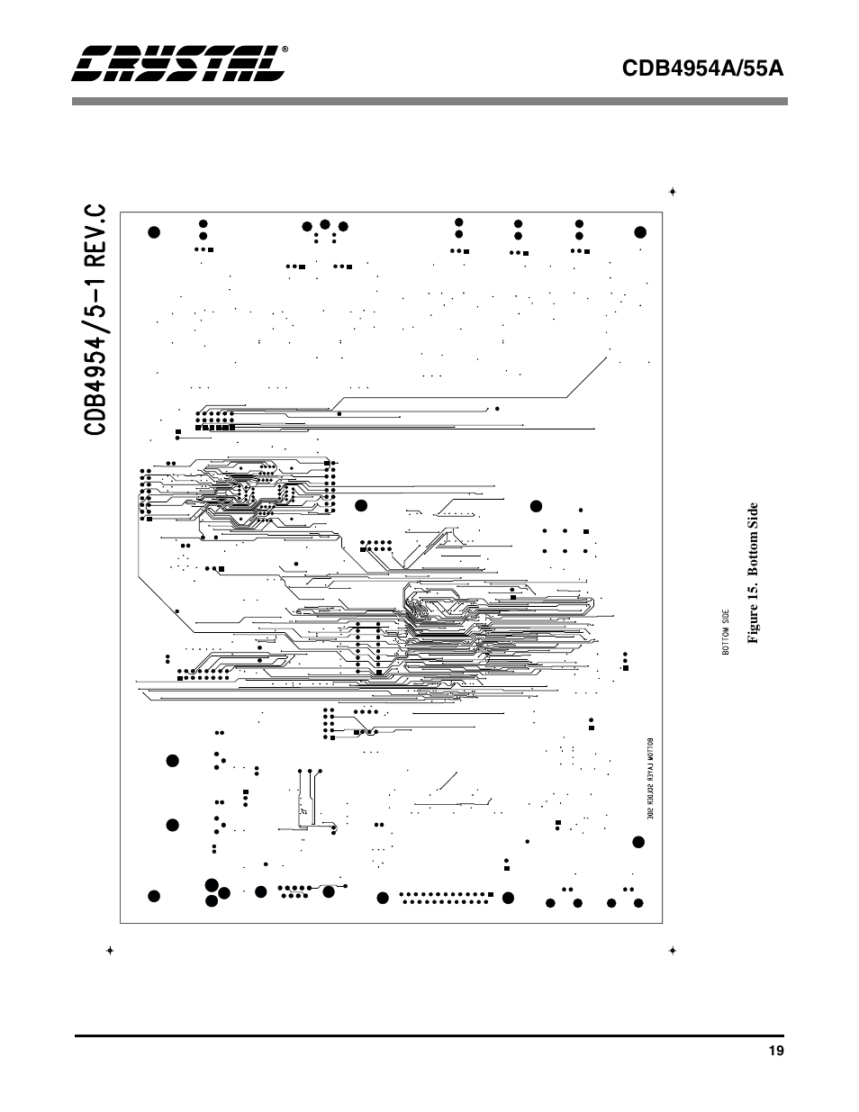 Figure 15. bottom side | Cirrus Logic CDB4955A User Manual | Page 19 / 20