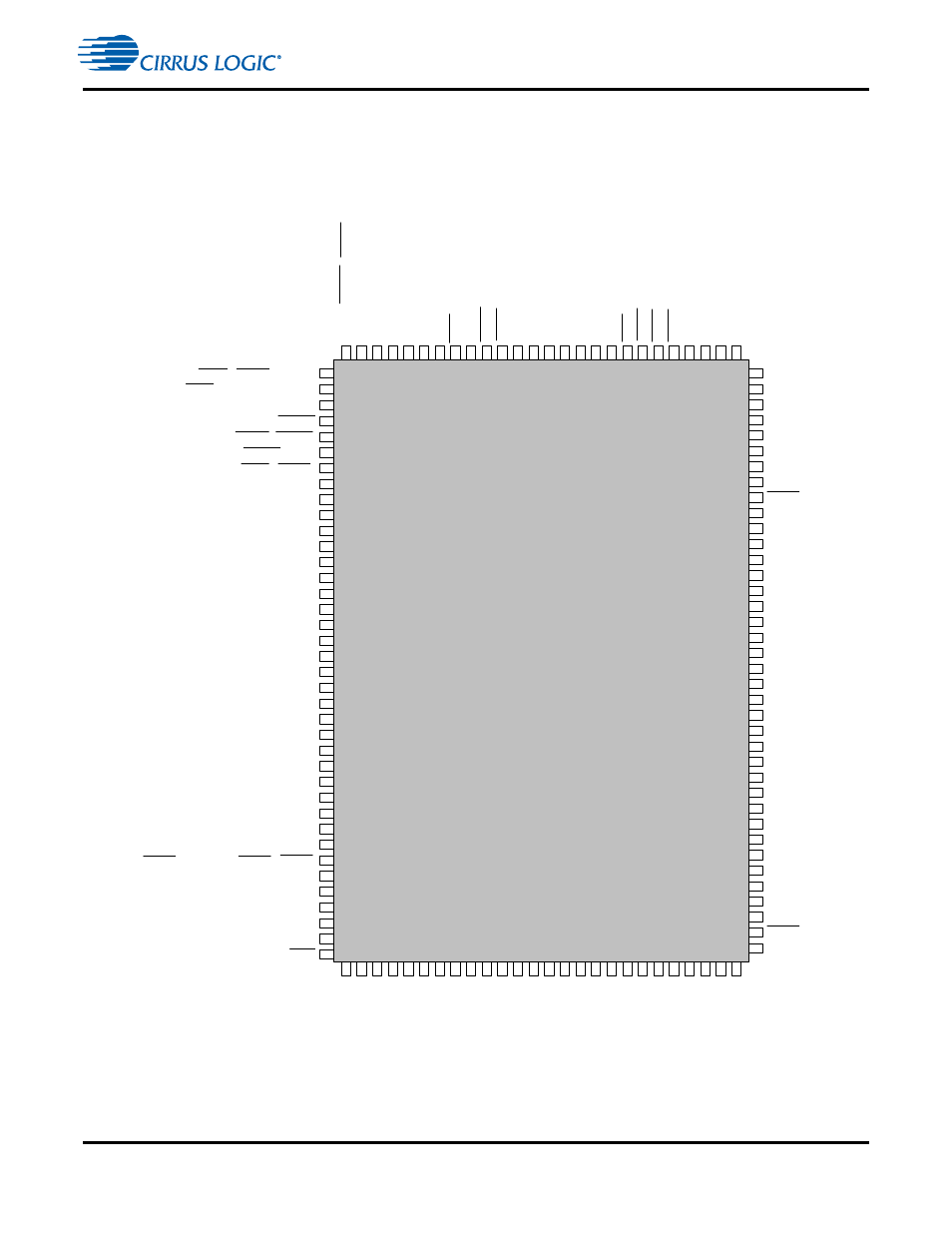 8 device pinout diagrams, 1 128-pin lqfp pinout diagrams (cs495303/cs495313) | Cirrus Logic CS4953xx User Manual | Page 30 / 37
