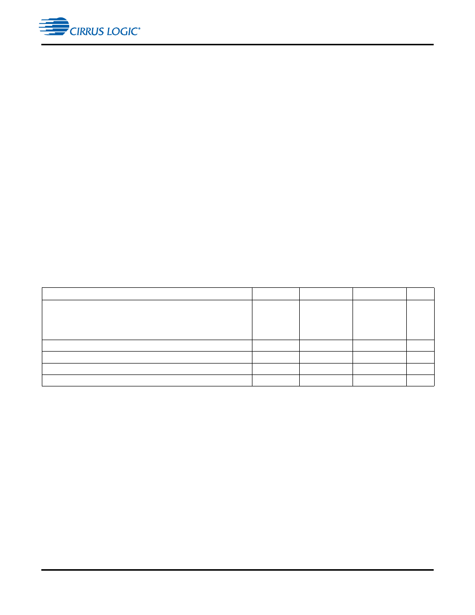 2 termination requirements, 3 pads, 4 application code security | 5 characteristics and specifications, 1 absolute maximum ratings | Cirrus Logic CS4953xx User Manual | Page 9 / 37