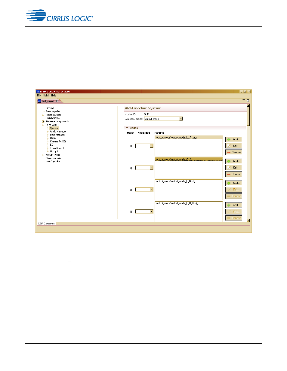 6 ppm modes page | Cirrus Logic CS4970x4 User Manual | Page 119 / 162