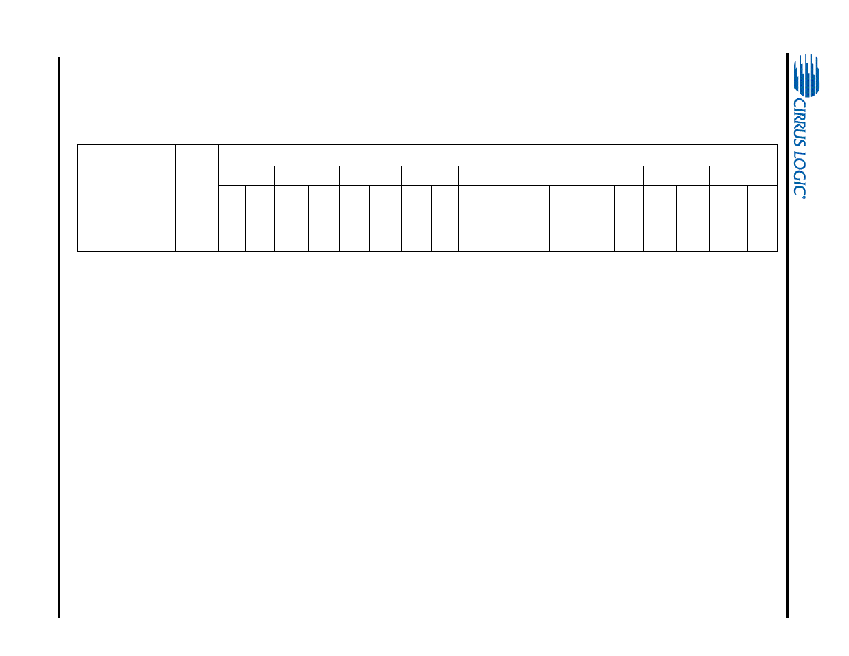 Table 1-2. supported spi flash read format -3 | Cirrus Logic CS4970x4 User Manual | Page 41 / 162