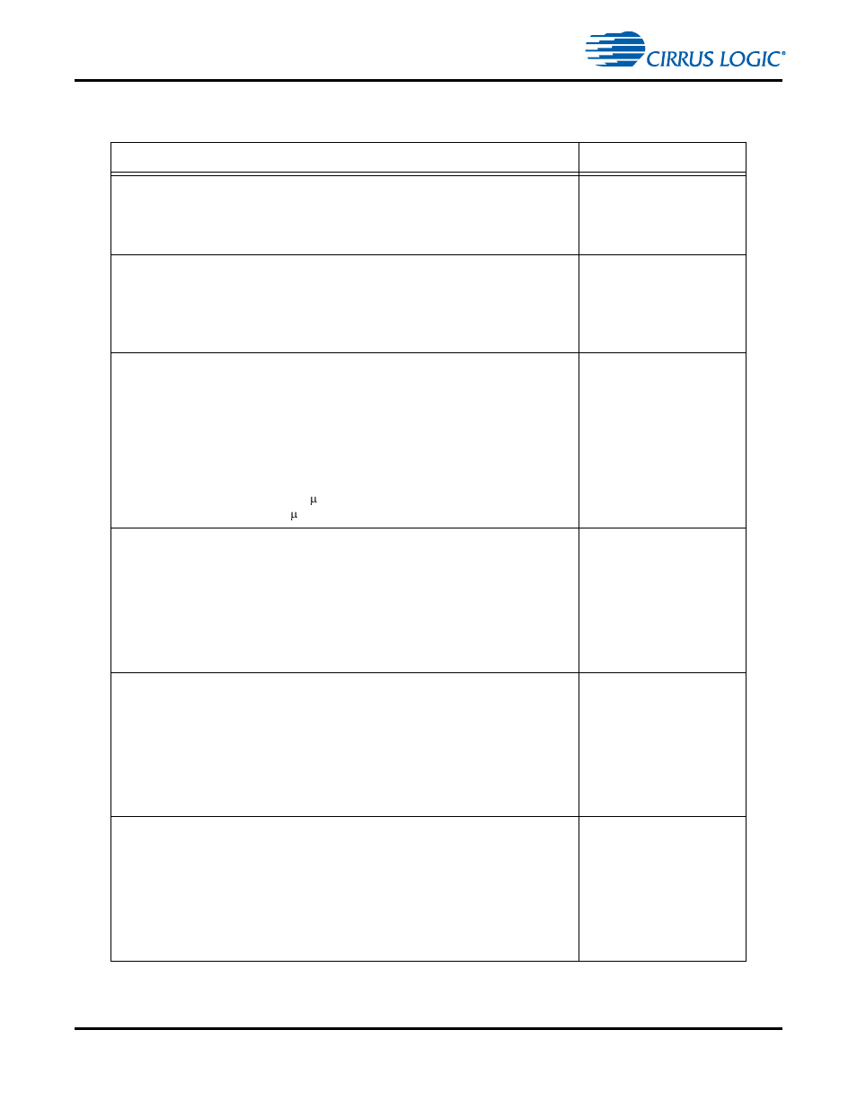 Table 5-2. sdram interface parameters -4, Table 5-2 | Cirrus Logic CS4970x4 User Manual | Page 89 / 162