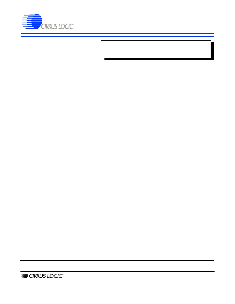 Cirrus Logic CS4953xx User Manual | 118 pages