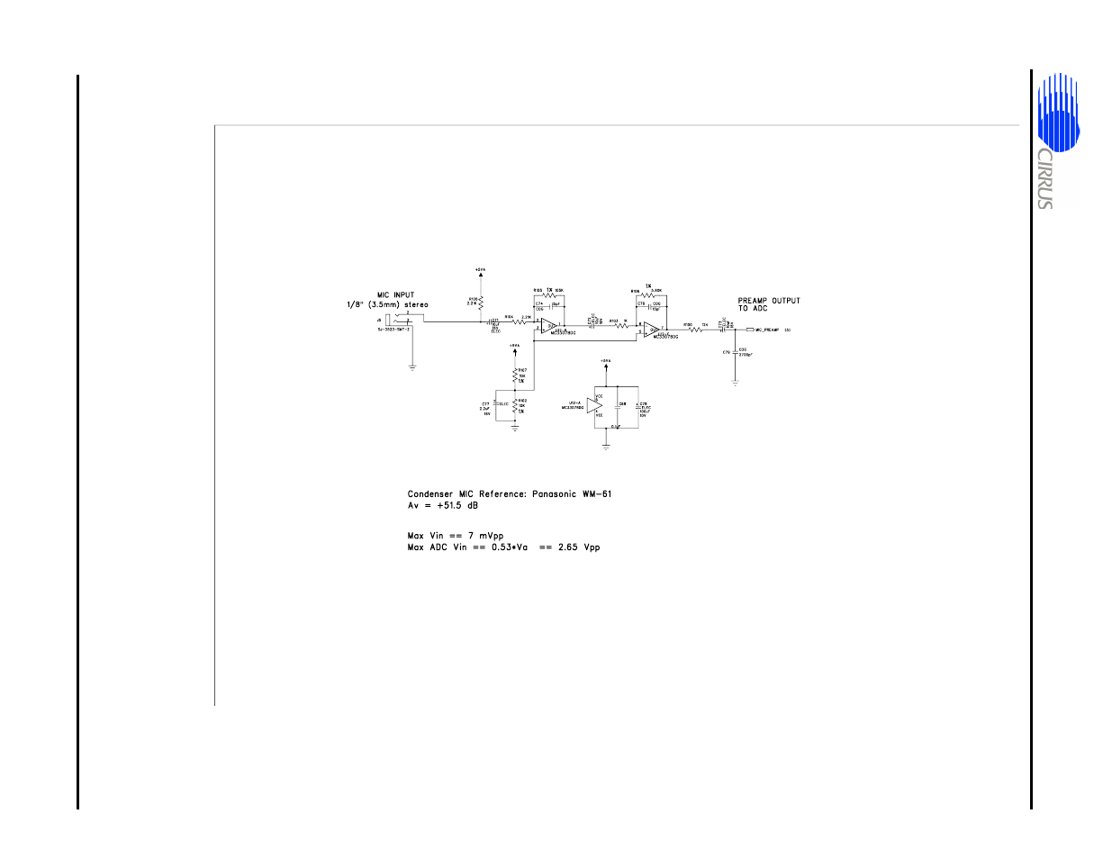 Figure 5-7. mic pre-amp -12 | Cirrus Logic CRD49530-USB User Manual | Page 45 / 50