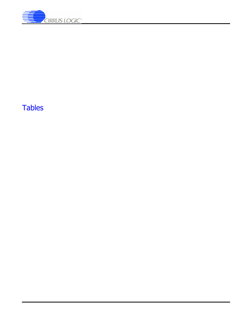 Tables | Cirrus Logic CRD49530-USB User Manual | Page 5 / 50