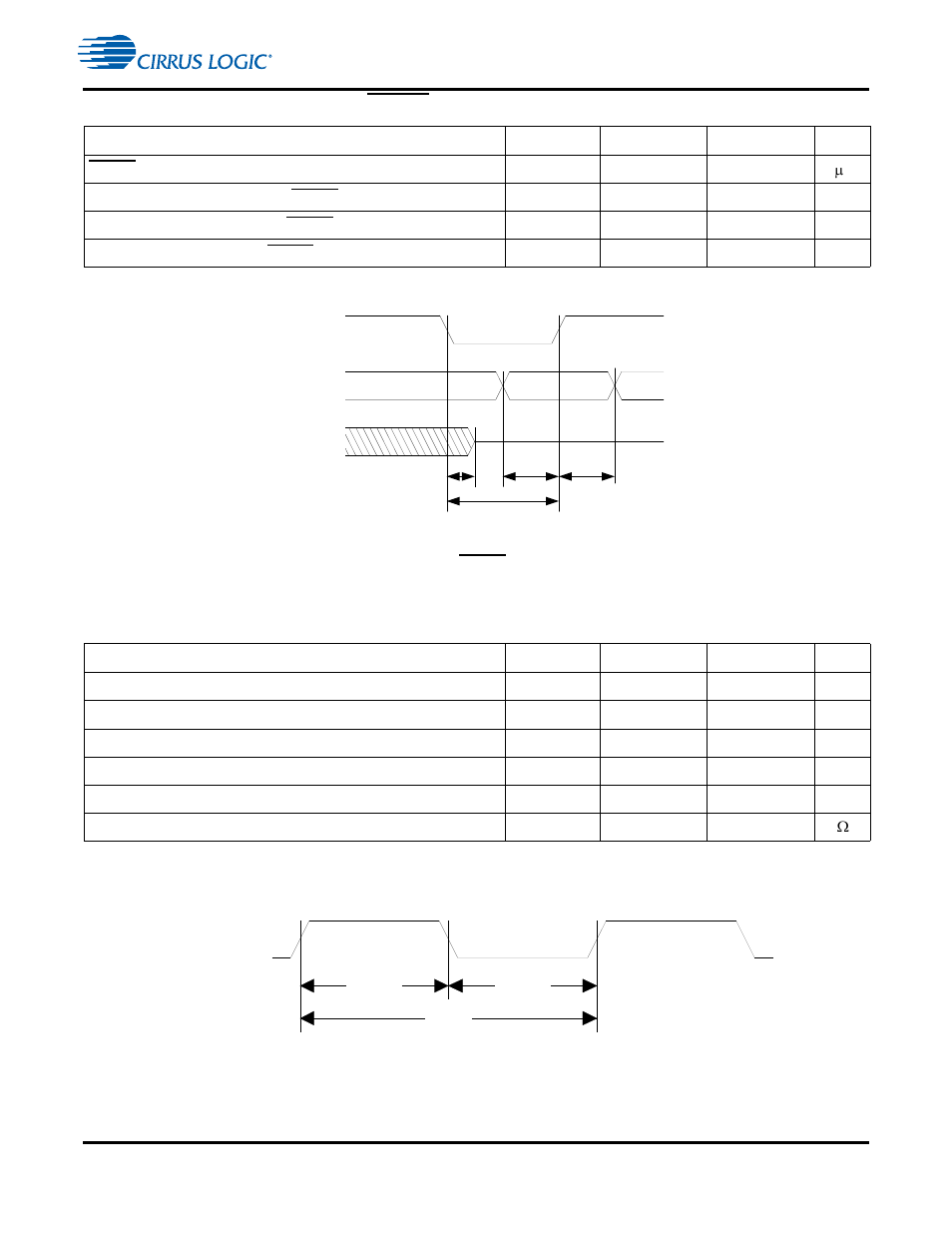 6 switching characteristics—reset, 7 switching characteristics — xti, 6 switching characteristics | Reset, 7 switching characteristics, Figure 1, Figure 2. xti timing | Cirrus Logic CS4970x4 User Manual | Page 11 / 31