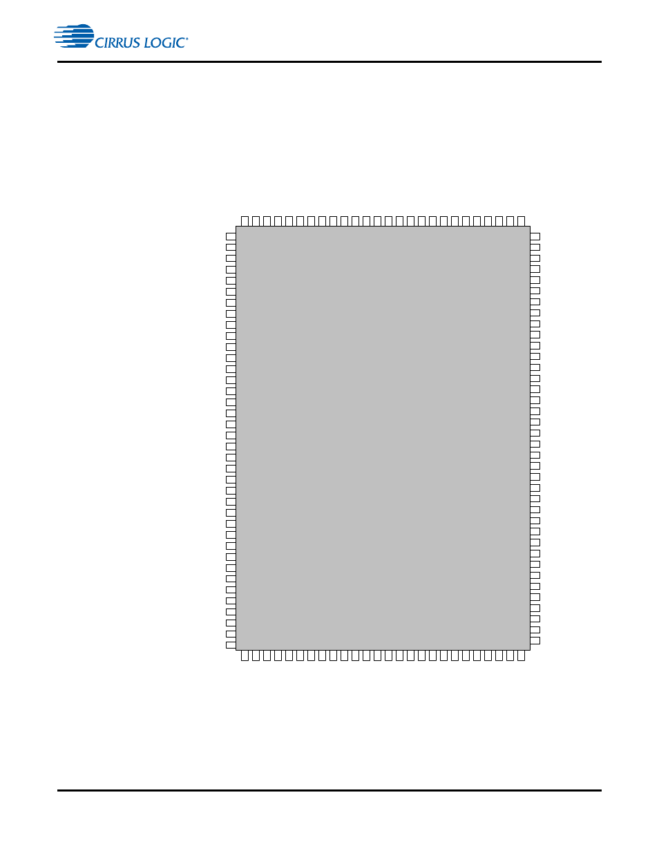 8 device pin-out diagram, 1 128-pin lqfp pin-out diagram, Figure 19. 128-pin lqfp pin-out diagram | Cs497xx4, Pin lqfp | Cirrus Logic CS4970x4 User Manual | Page 28 / 31