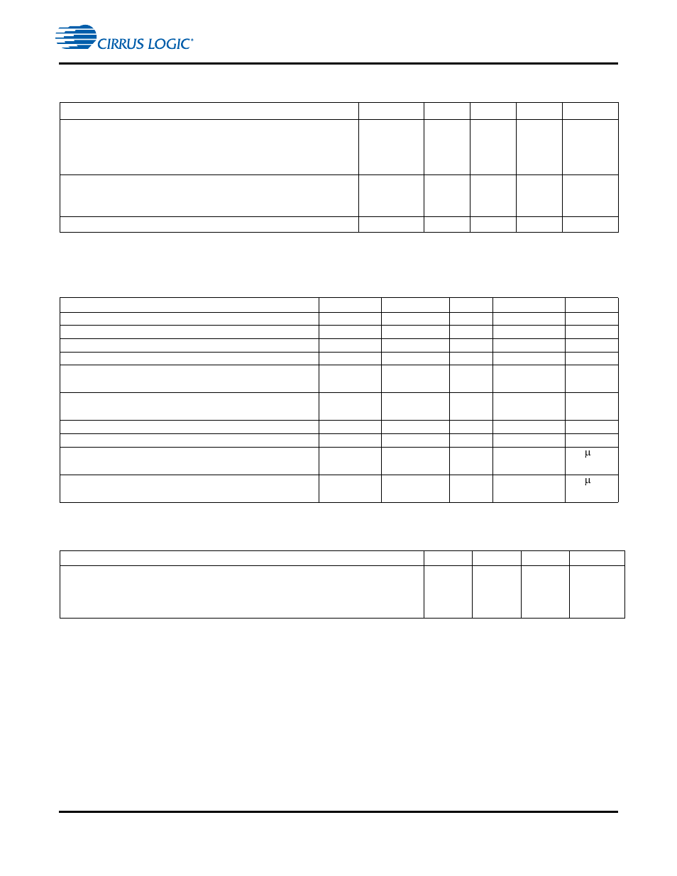 2 recommended operating conditions, 3 digital dc characteristics, 4 power supply characteristics | Cirrus Logic CS4970x4 User Manual | Page 9 / 31