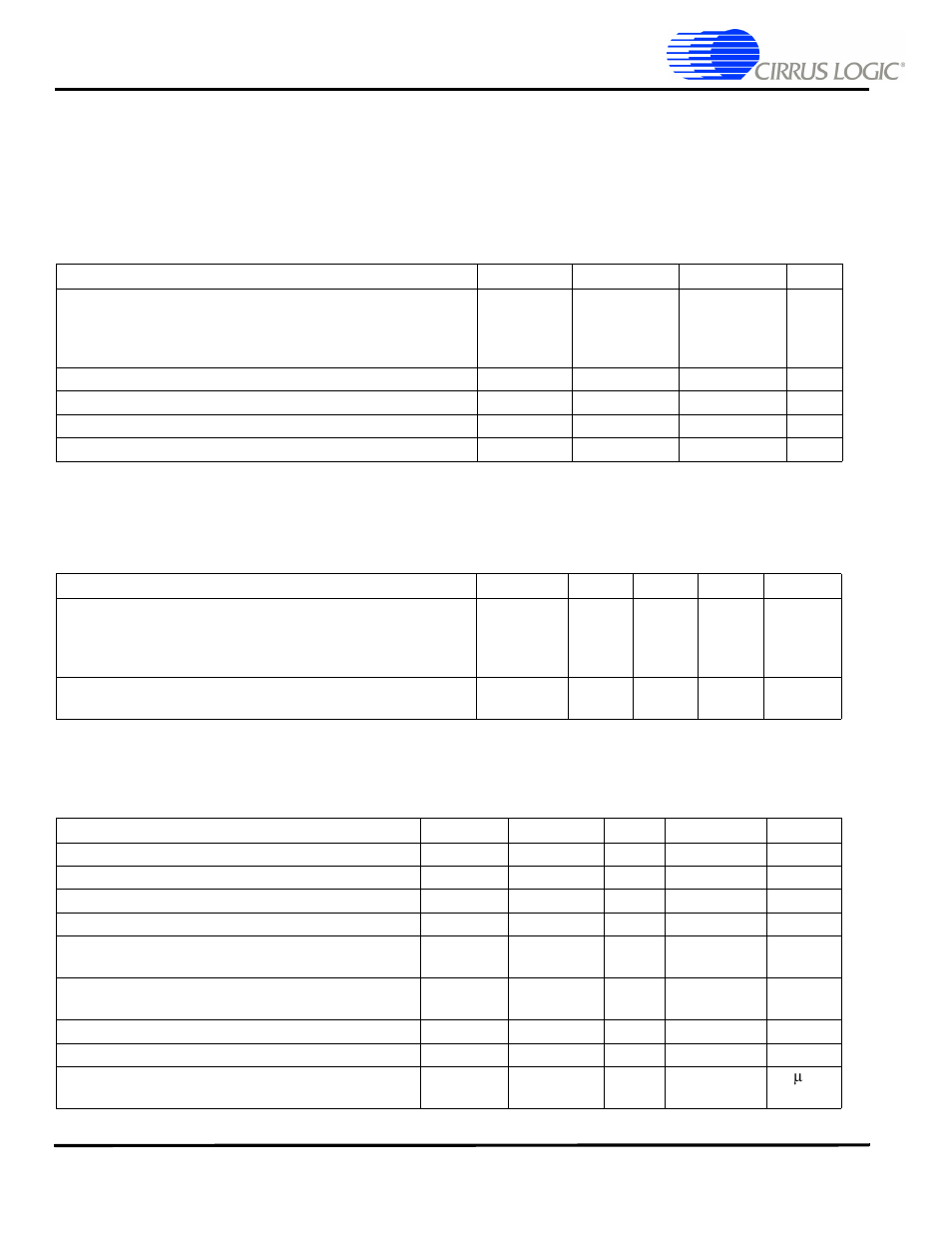 Characteristics and specifications, 1 absolute maximum ratings, 2 recommended operating conditions | 3 digital dc characteristics | Cirrus Logic CS49DV8C User Manual | Page 10 / 30