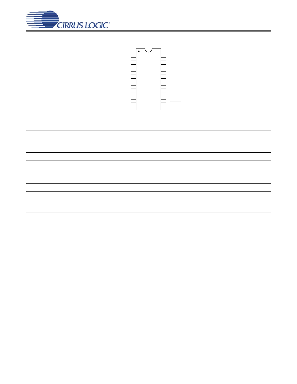 Pin description | Cirrus Logic CS5340 User Manual | Page 13 / 22