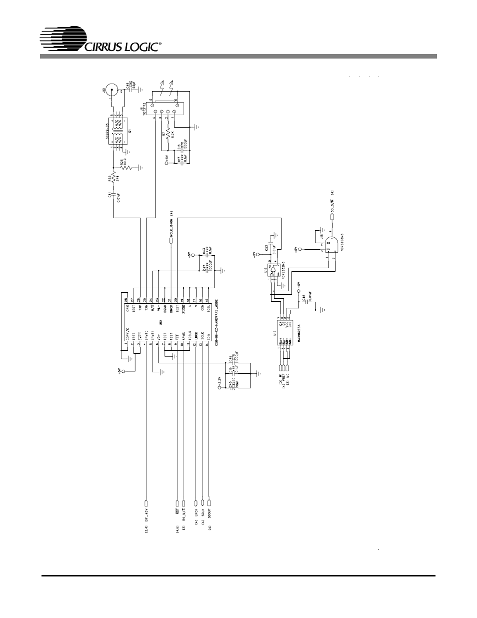 Figure 5. cs8406 digital audio interface, Figure 5, Cdb5340 | Cirrus Logic CDB5340 User Manual | Page 9 / 14