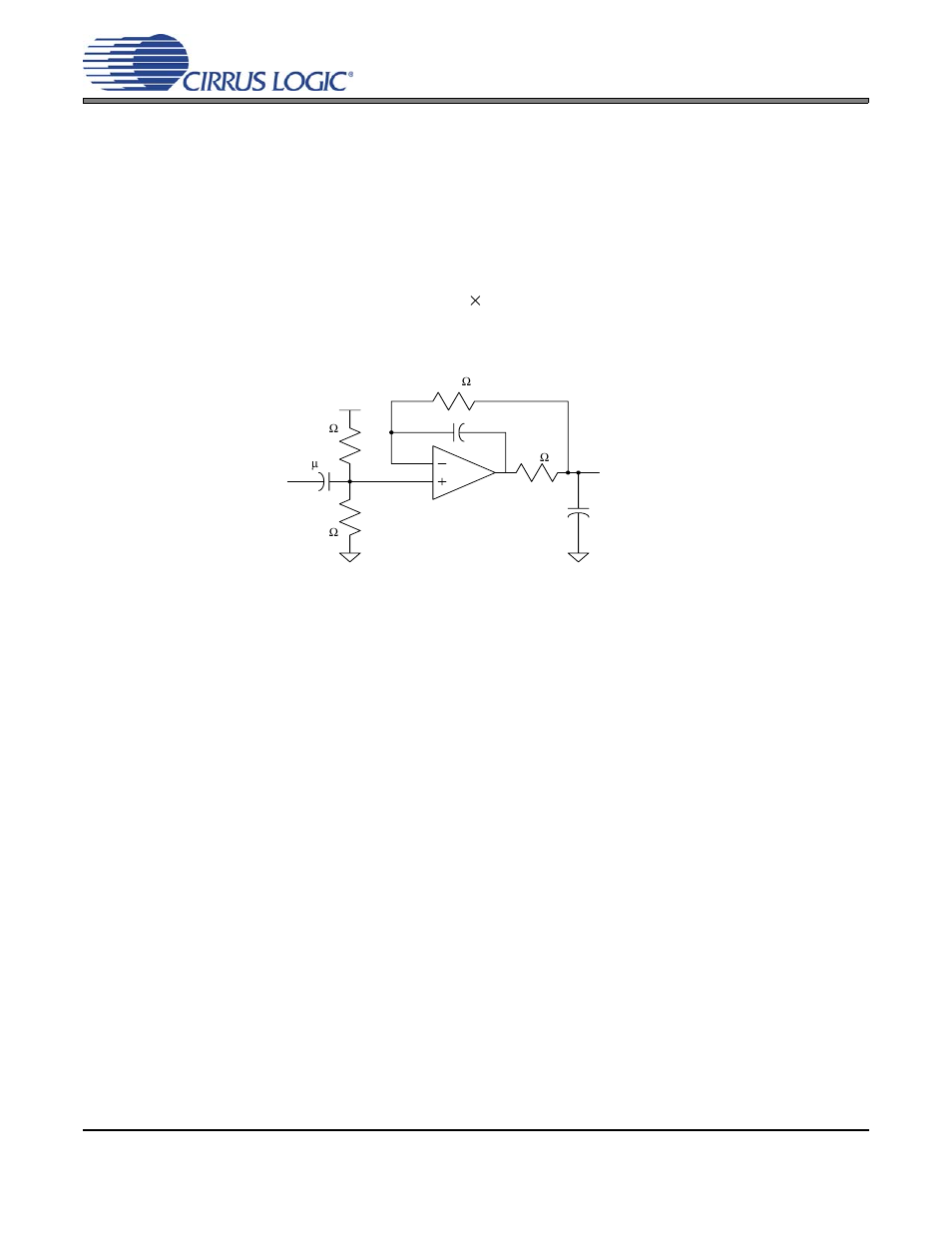 4 power-up sequence, 5 analog connections, Figure 21. cs5341 recommended analog input buffer | 6 grounding and power supply decoupling, 7 synchronization of multiple devices, Figure 21.cs5341 recommended analog input buffer | Cirrus Logic CS5341 User Manual | Page 18 / 22