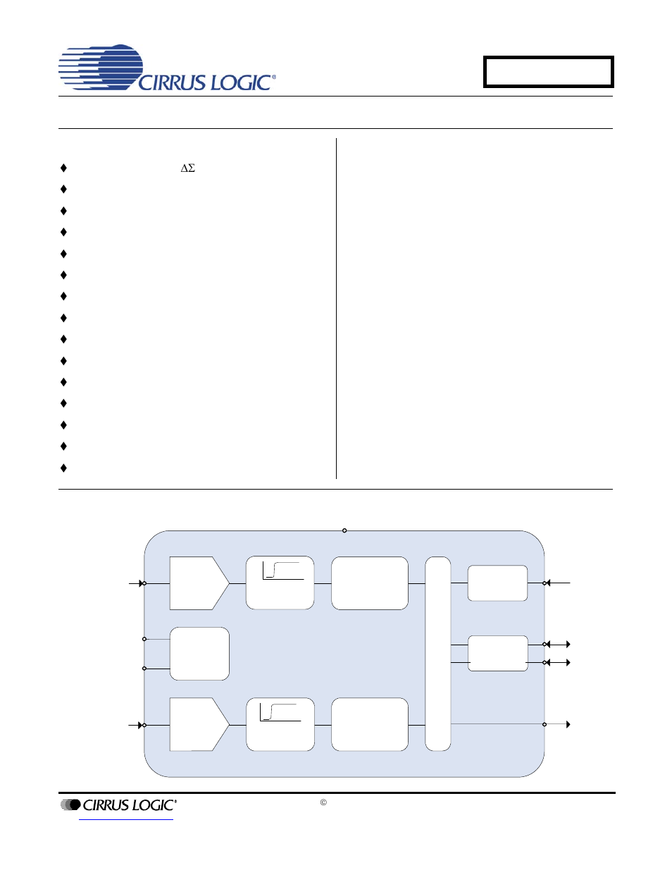 Cirrus Logic CS5344 User Manual | 21 pages