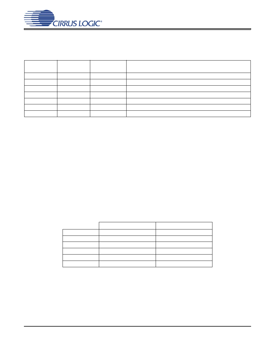 Connectors, Table 1. system connections, Jumper and switch settings | 1 jumper j4, 2 switch s1, Table 2. cdb5343 s1 settings, 1 cs5343, Connectors 9. jumper and switch settings, 1 jumper j4 9.2 switch s1 | Cirrus Logic CDB5343 User Manual | Page 6 / 23