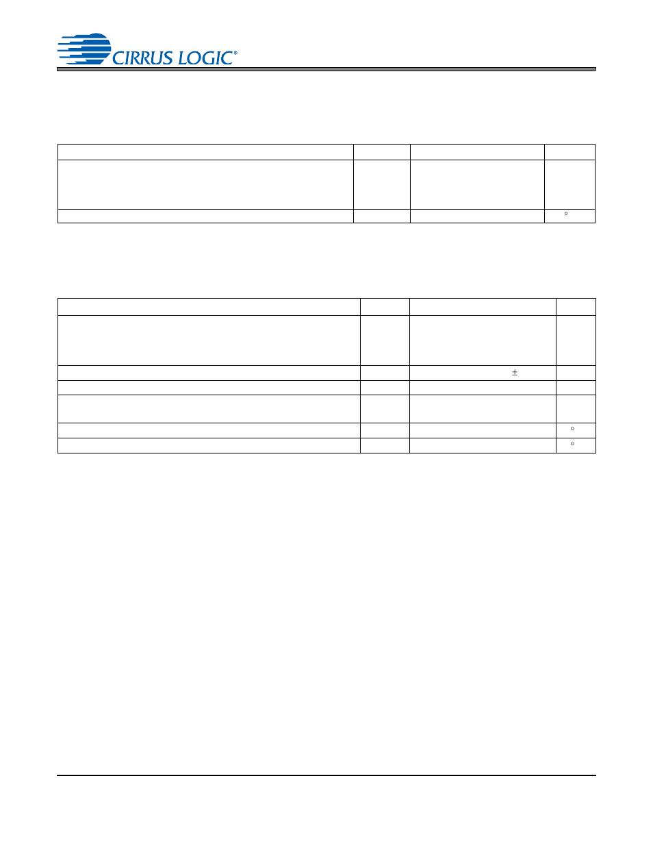 Characteristics and specifications, Specified operating conditions, Absolute maximum ratings | Cirrus Logic CS5345 User Manual | Page 7 / 42