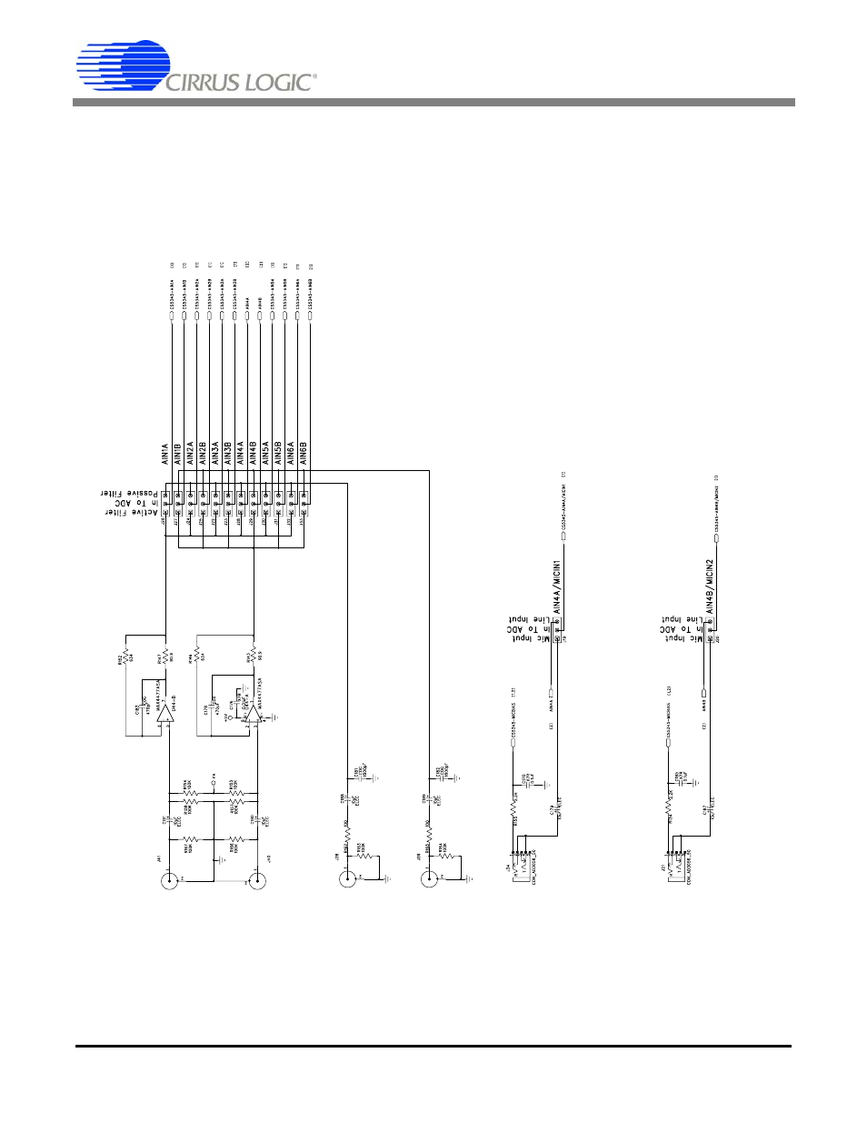 Figure 5. analog inputs, Cdb5345 | Cirrus Logic CDB5345 User Manual | Page 17 / 27