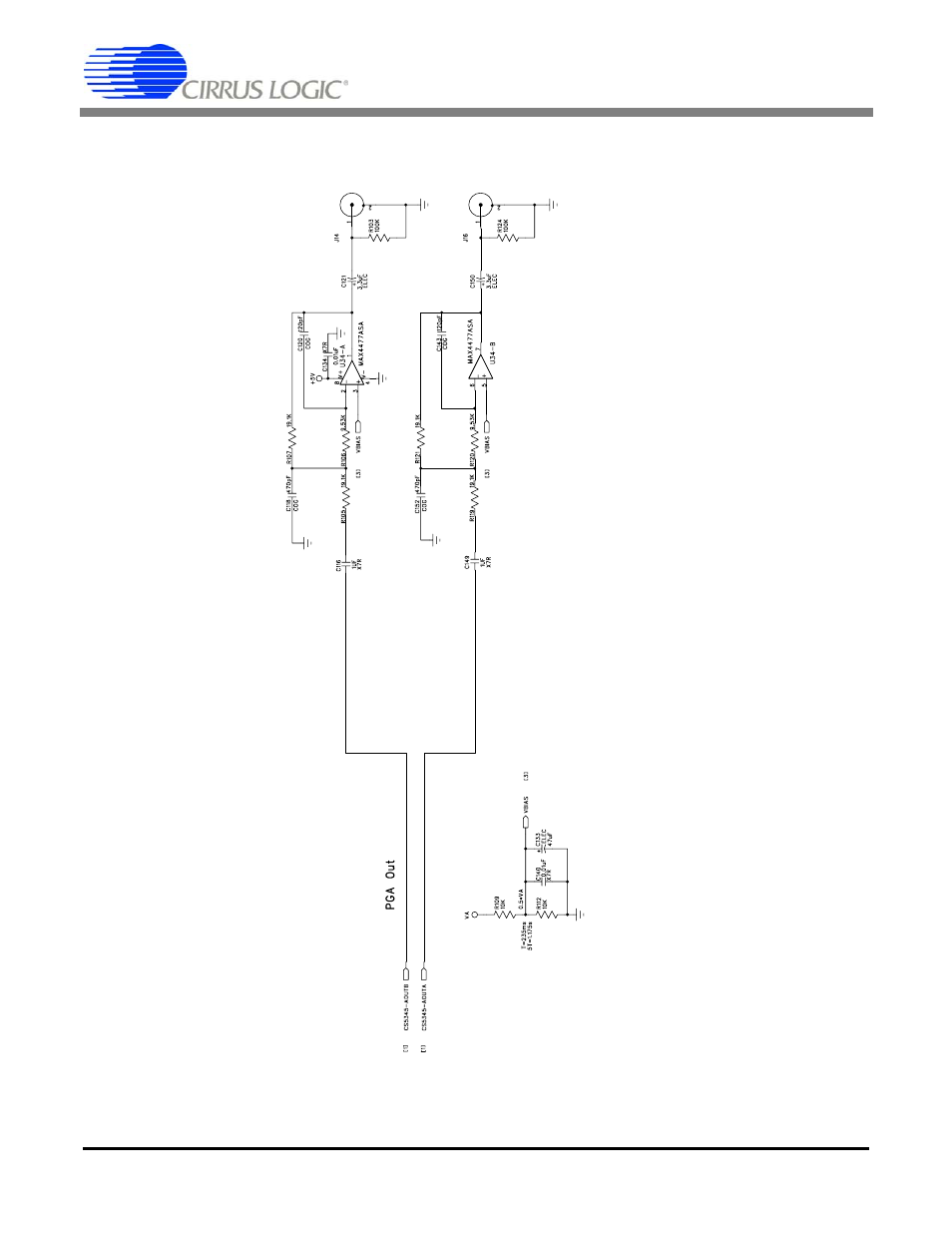 Figure 6. analog outputs, Cdb5345 | Cirrus Logic CDB5345 User Manual | Page 18 / 27