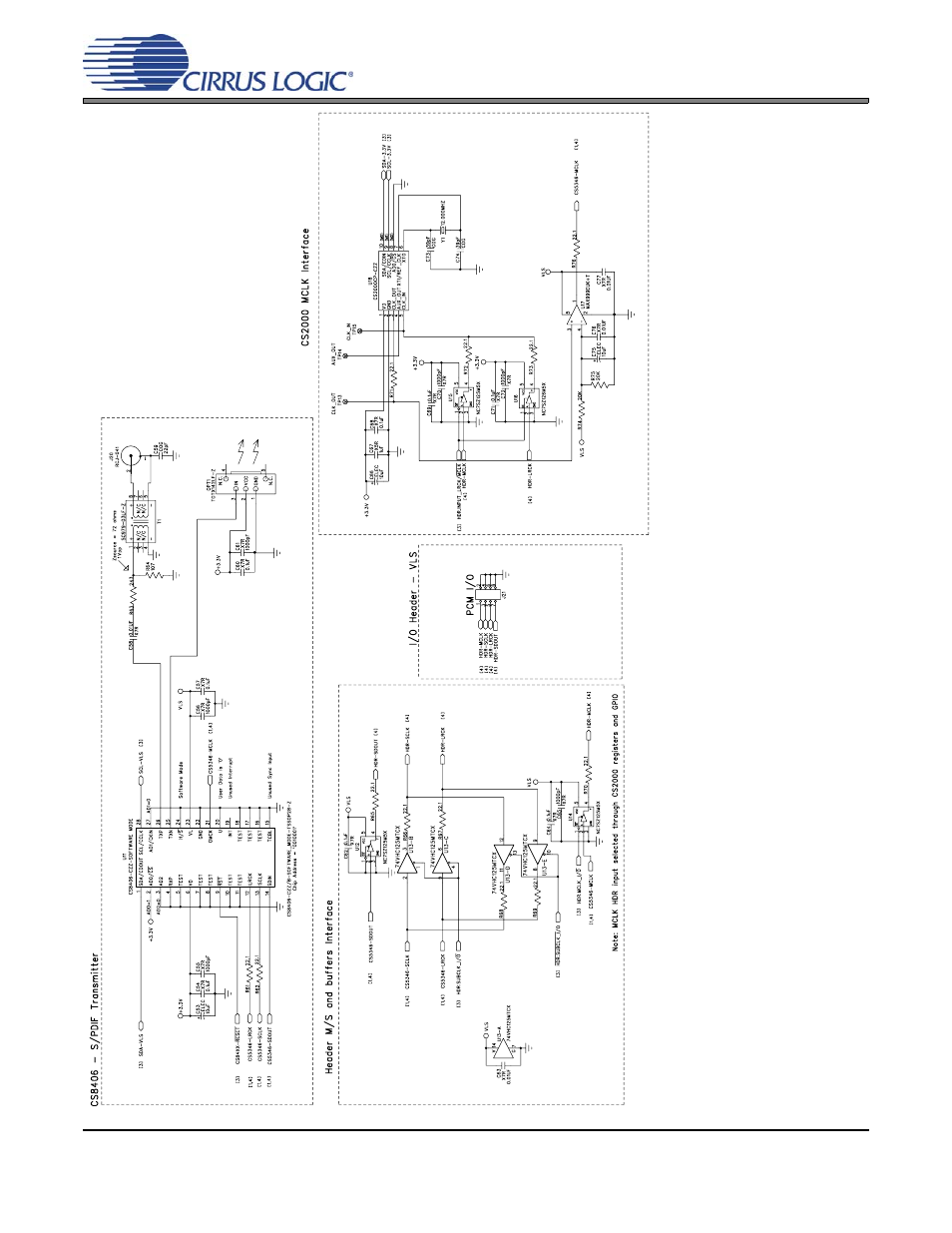 Figure 7.s/pdif and pcm output (schematic sheet 4), Cdb5346 | Cirrus Logic CDB5346 User Manual | Page 14 / 20