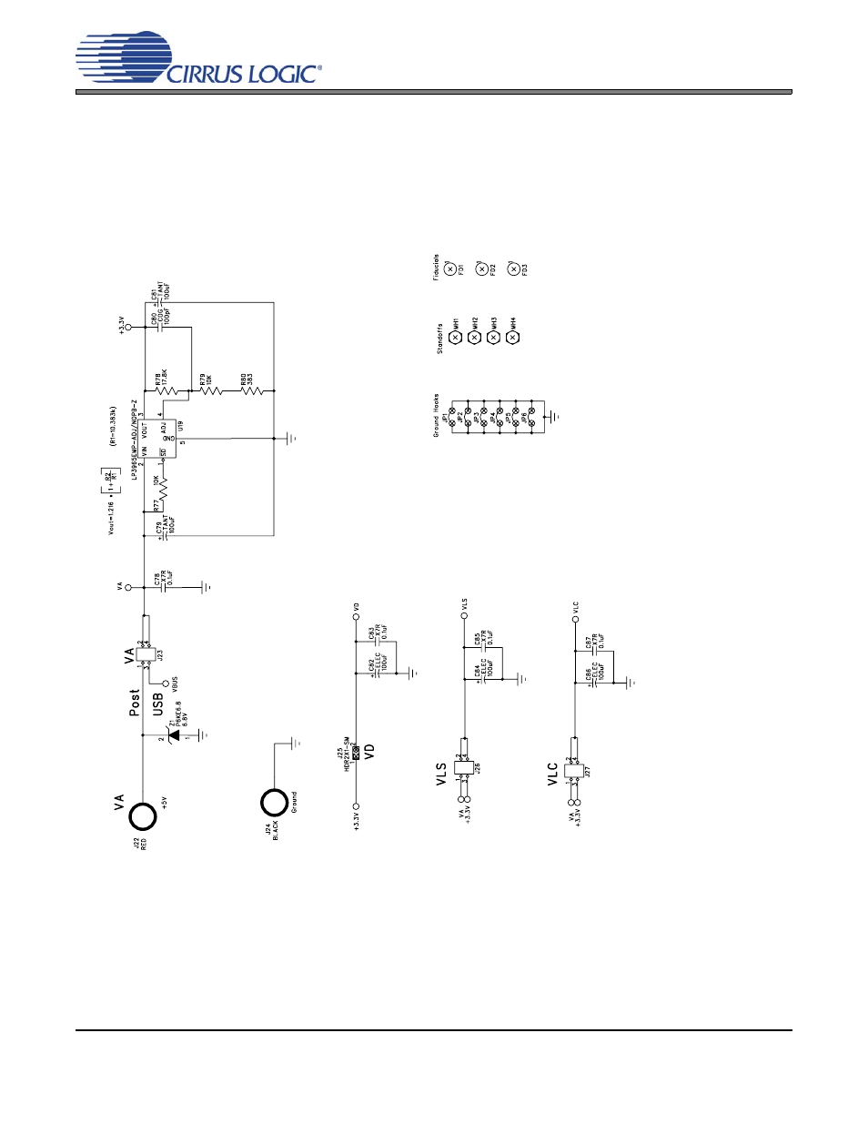 Figure 8. power (schematic sheet 5), Figure 8.power (schematic sheet 5), Cdb5346 | Cirrus Logic CDB5346 User Manual | Page 15 / 20