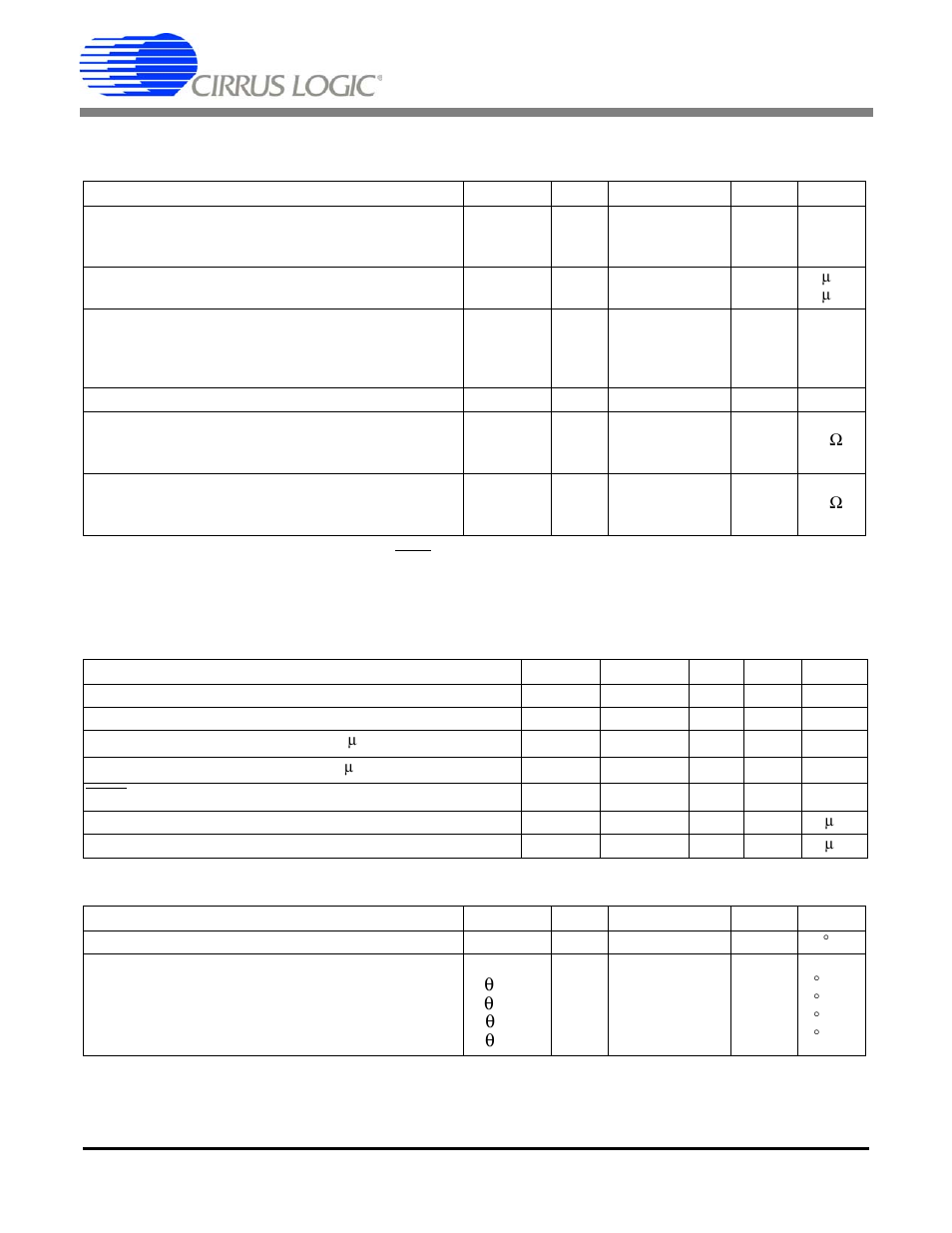 Dc electrical characteristics, Digital characteristics, Cs5361 | Digital characteristics thermal characteristics | Cirrus Logic CS5361 User Manual | Page 10 / 23