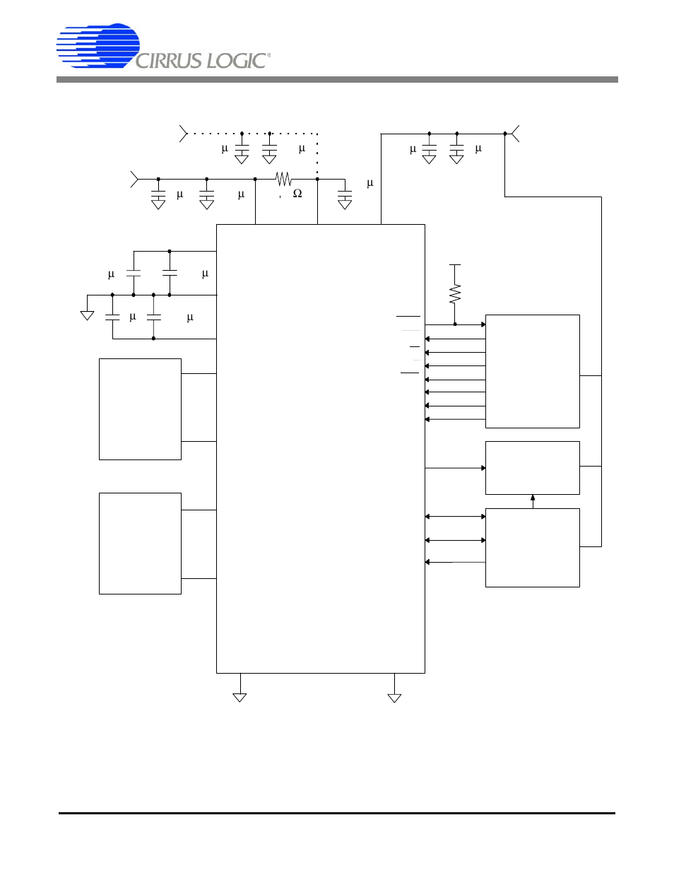0 typical connection diagram, Figure 22. typical connection diagram, Cs5361 | Cirrus Logic CS5361 User Manual | Page 15 / 23