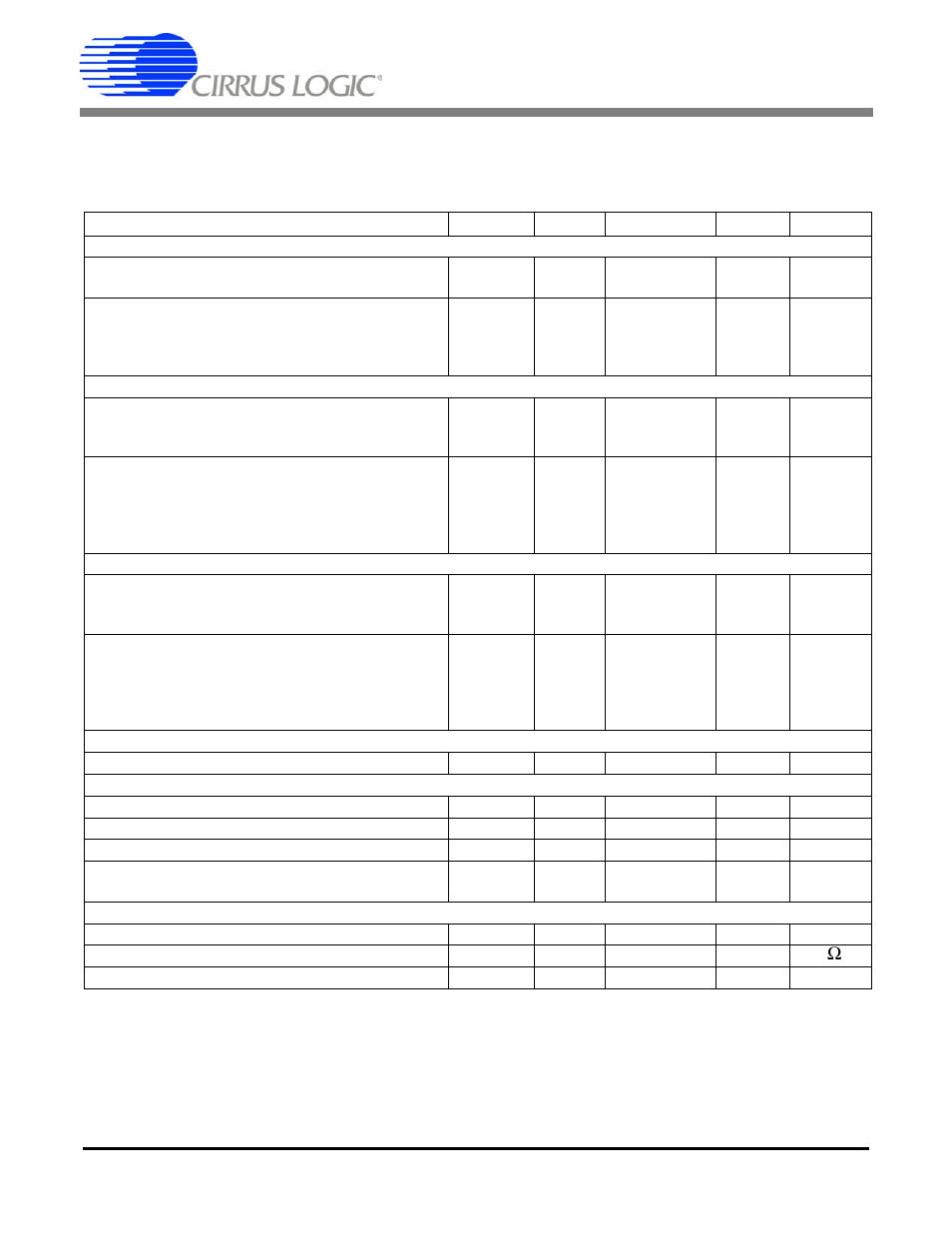 Analog characteristics (cs5361-ksz/kzz), Cs5361 | Cirrus Logic CS5361 User Manual | Page 5 / 23