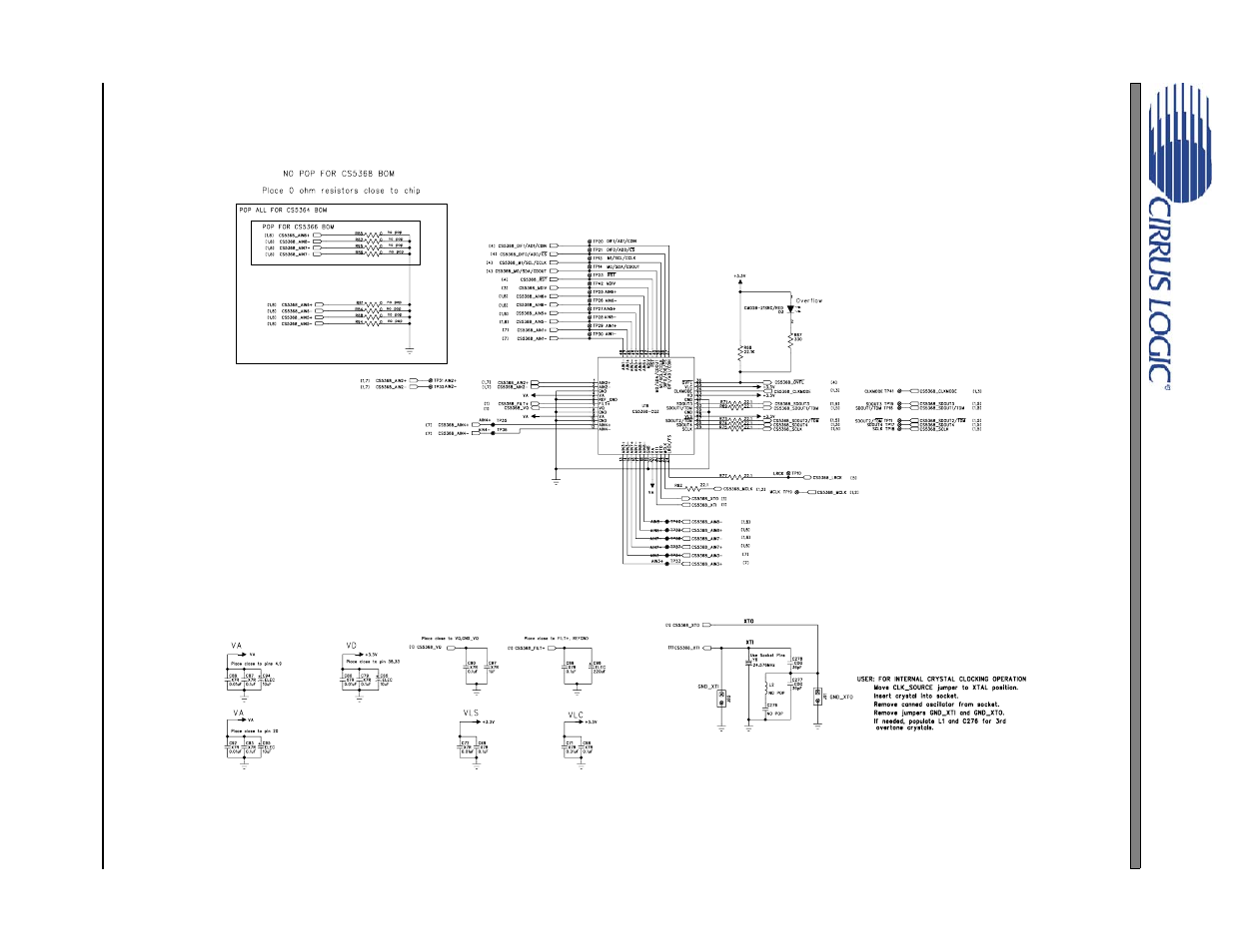 Schematics | Cirrus Logic CDB5366 User Manual | Page 12 / 24