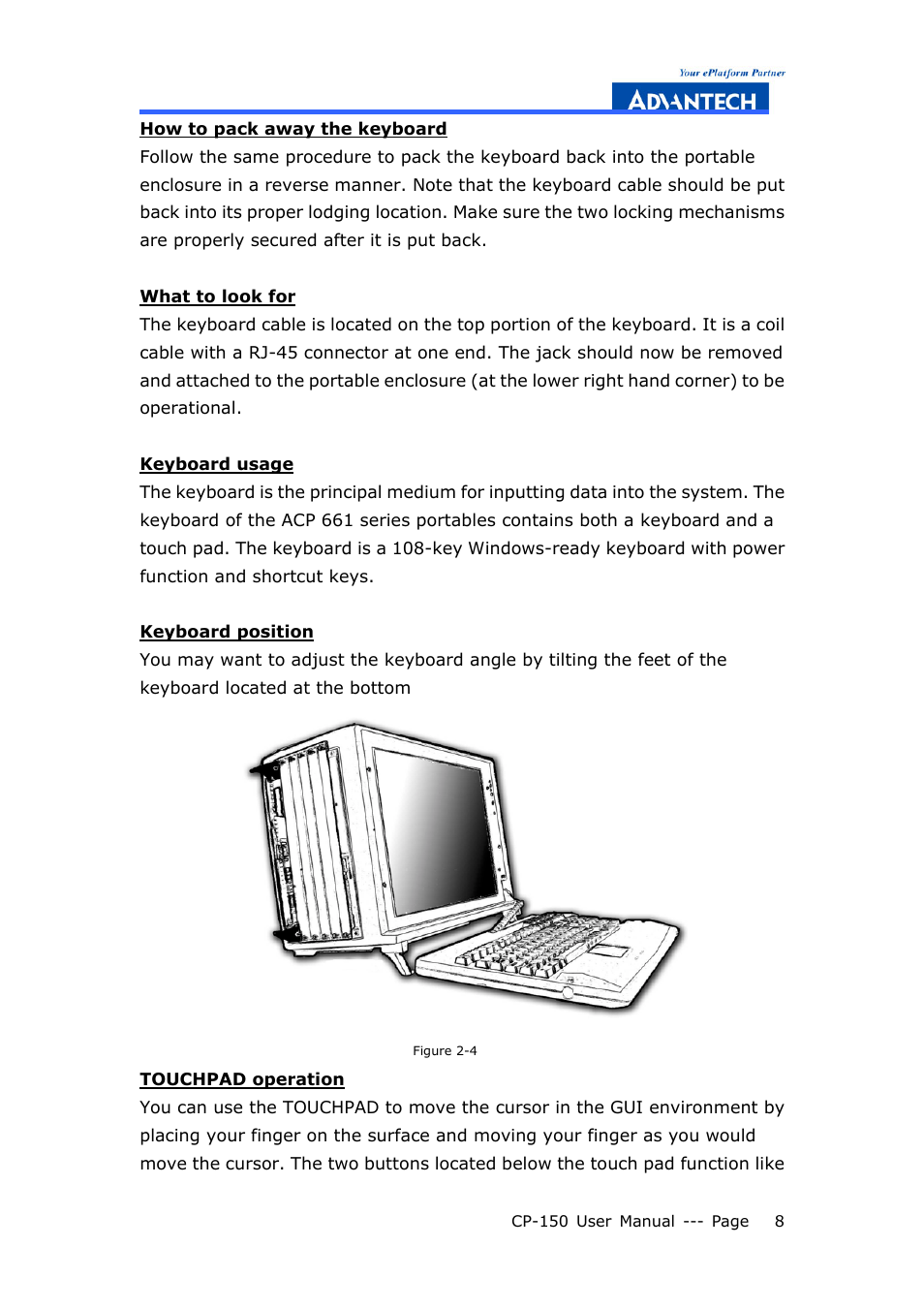 Advantech COMPACTPCI CP-150 User Manual | Page 17 / 54
