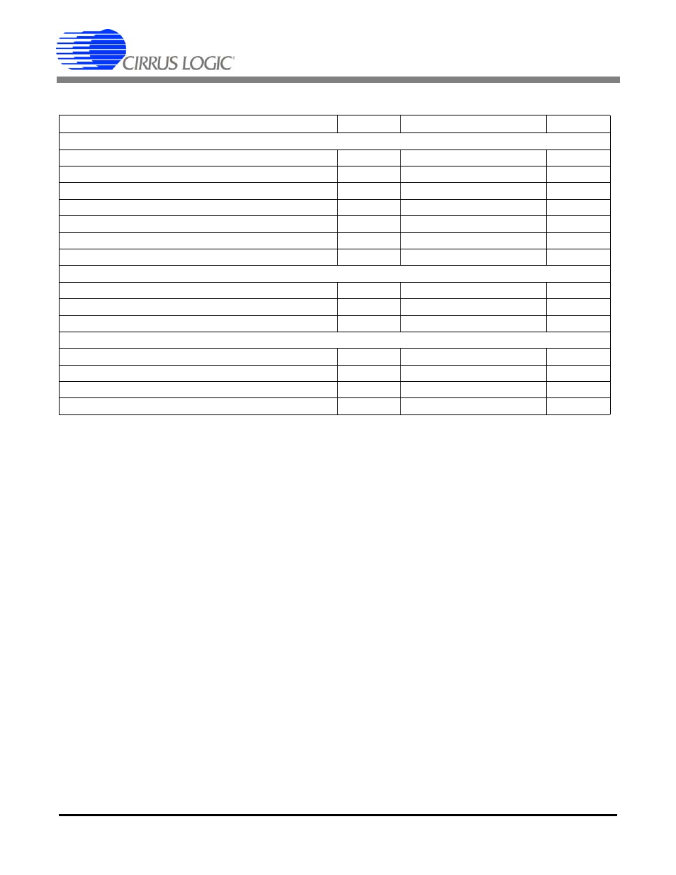 Digital characteristics (cont.) | Cirrus Logic CS5372A User Manual | Page 10 / 32