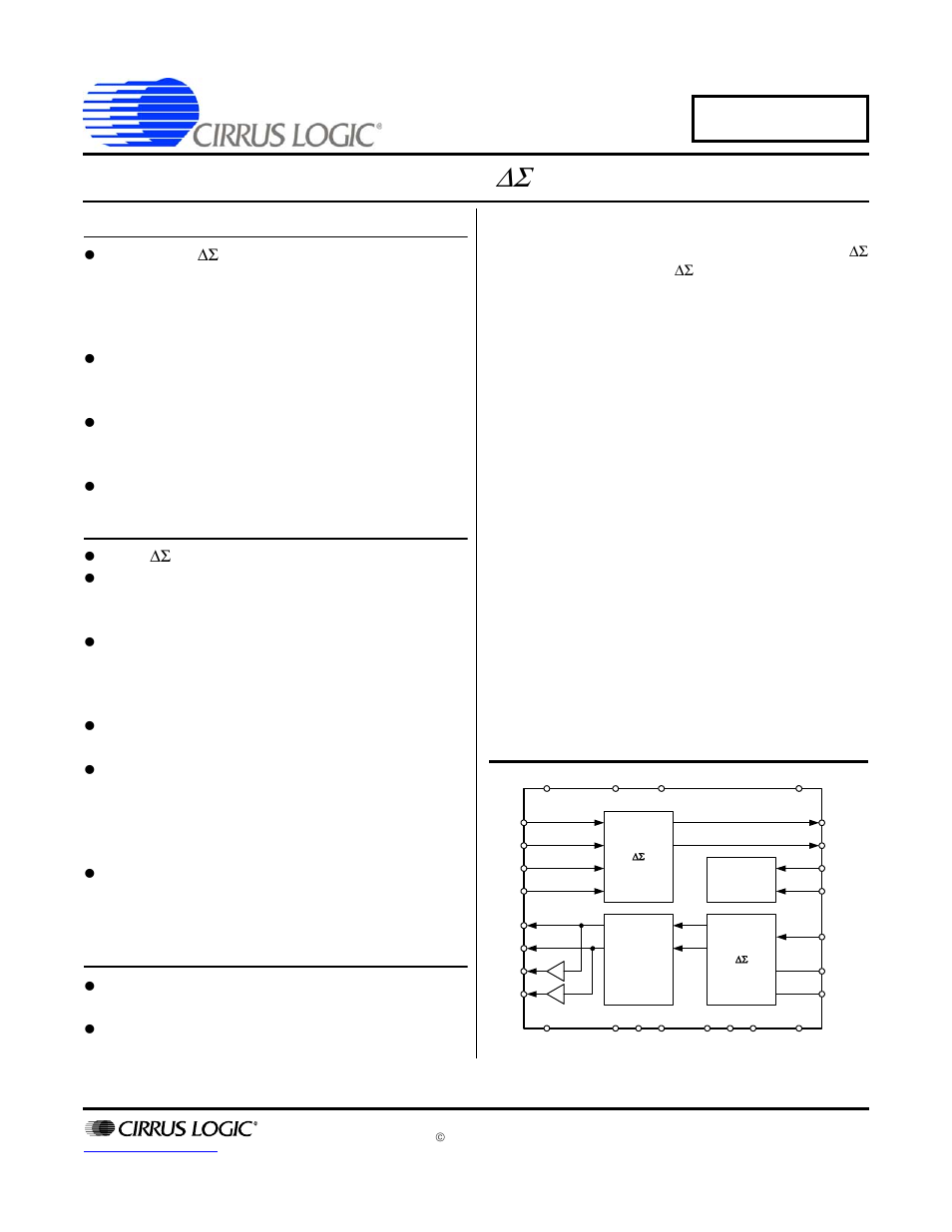 Cirrus Logic CS5373A User Manual | 40 pages