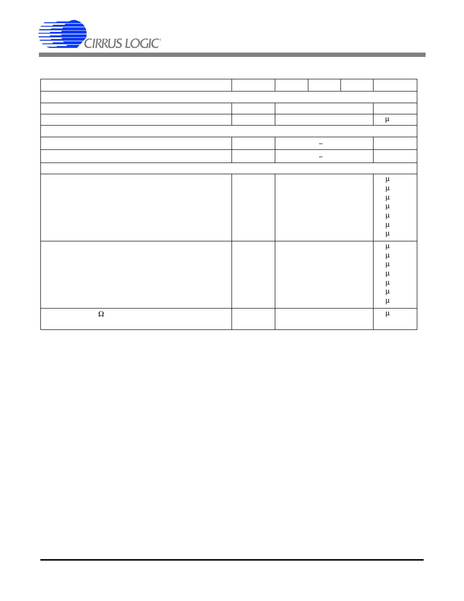 Cs5373a, Dac dc common mode 4 | Cirrus Logic CS5373A User Manual | Page 12 / 40