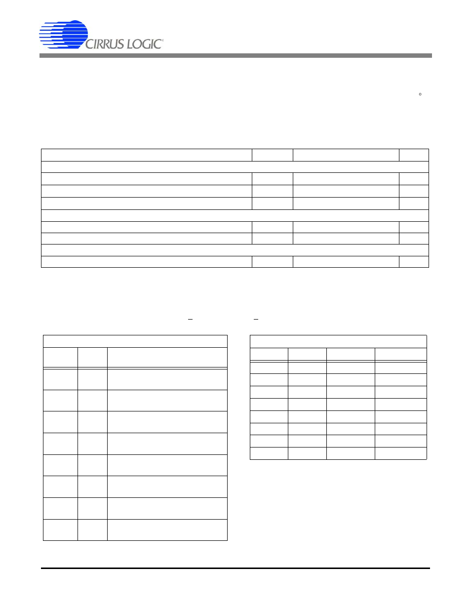Characteristics and specifications, Specified operating conditions, Cs5373a | Cirrus Logic CS5373A User Manual | Page 4 / 40
