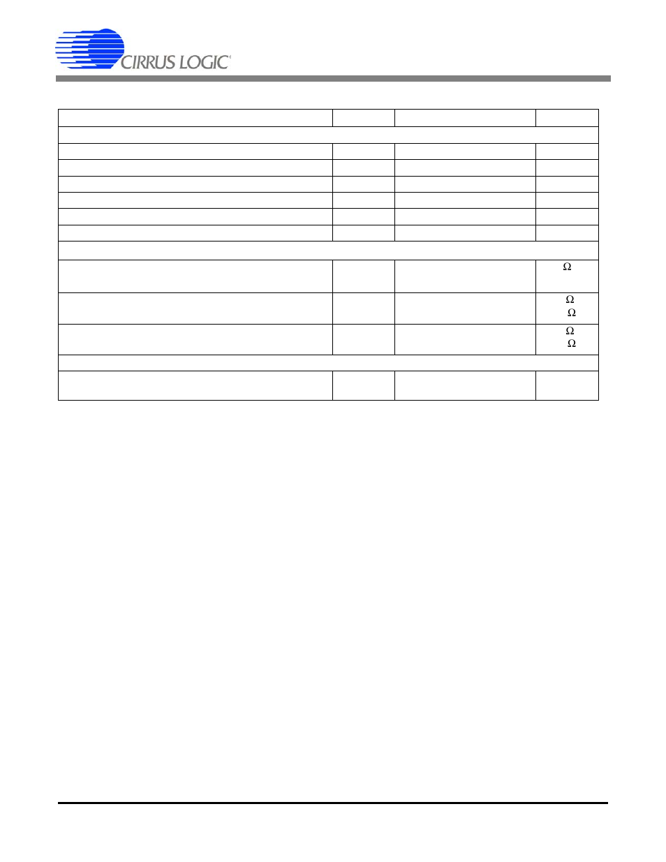 Analog input characteristics, Cs5373a | Cirrus Logic CS5373A User Manual | Page 6 / 40