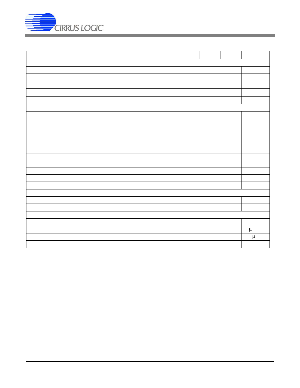 Modulator characteristics, Cs5373a | Cirrus Logic CS5373A User Manual | Page 8 / 40