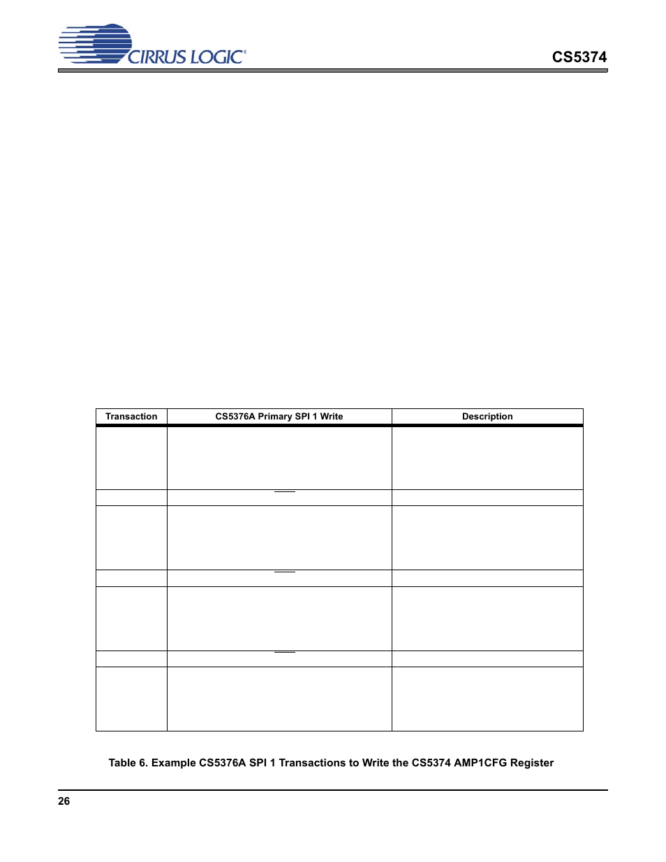 Cs5374 | Cirrus Logic CS5374 User Manual | Page 26 / 44