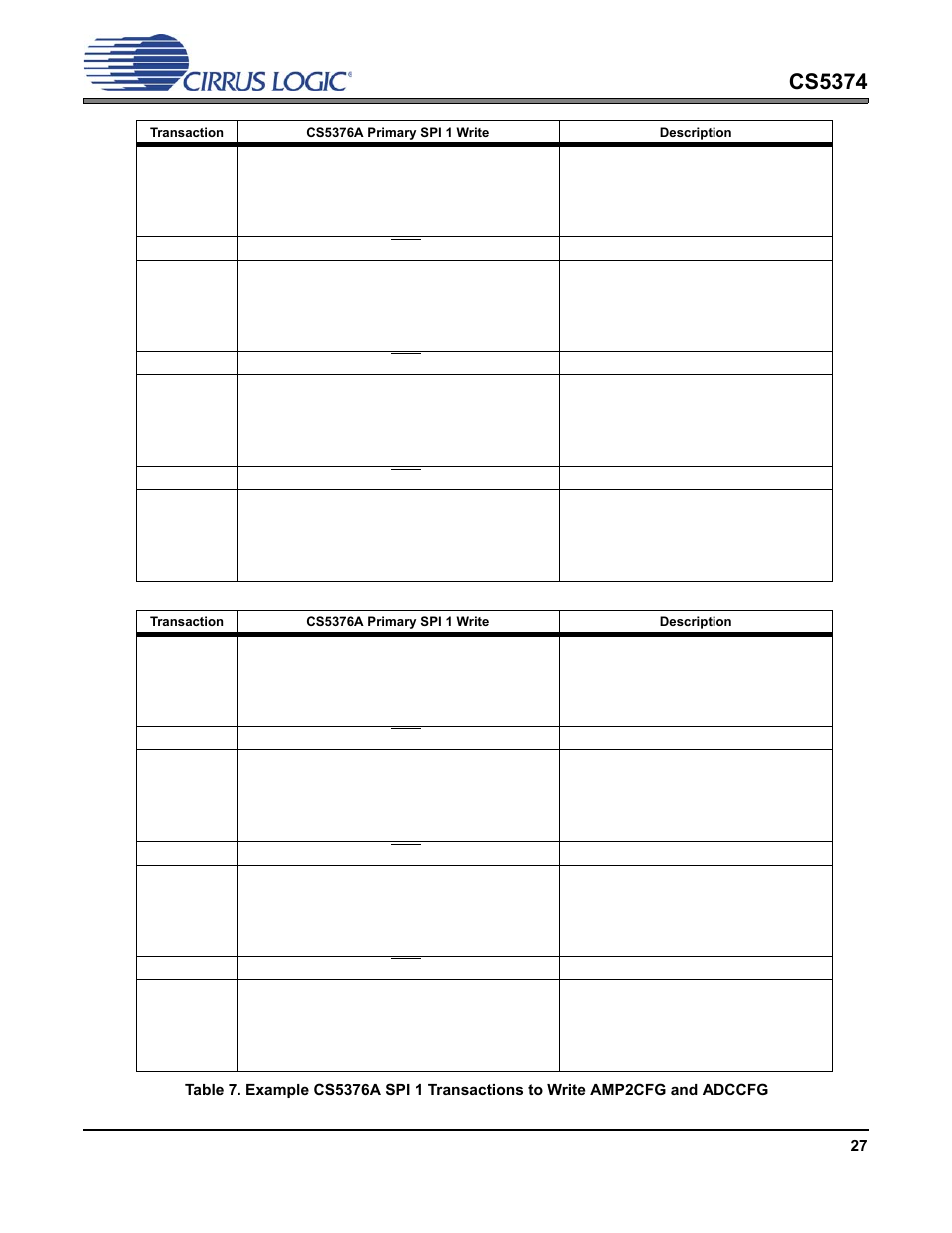 Cs5374 | Cirrus Logic CS5374 User Manual | Page 27 / 44