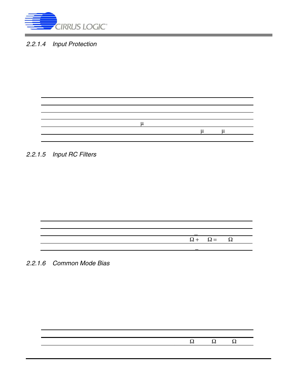 4 input protection, 5 input rc filters, 6 common mode bias | Cdb5374 | Cirrus Logic CDB5374 User Manual | Page 15 / 78
