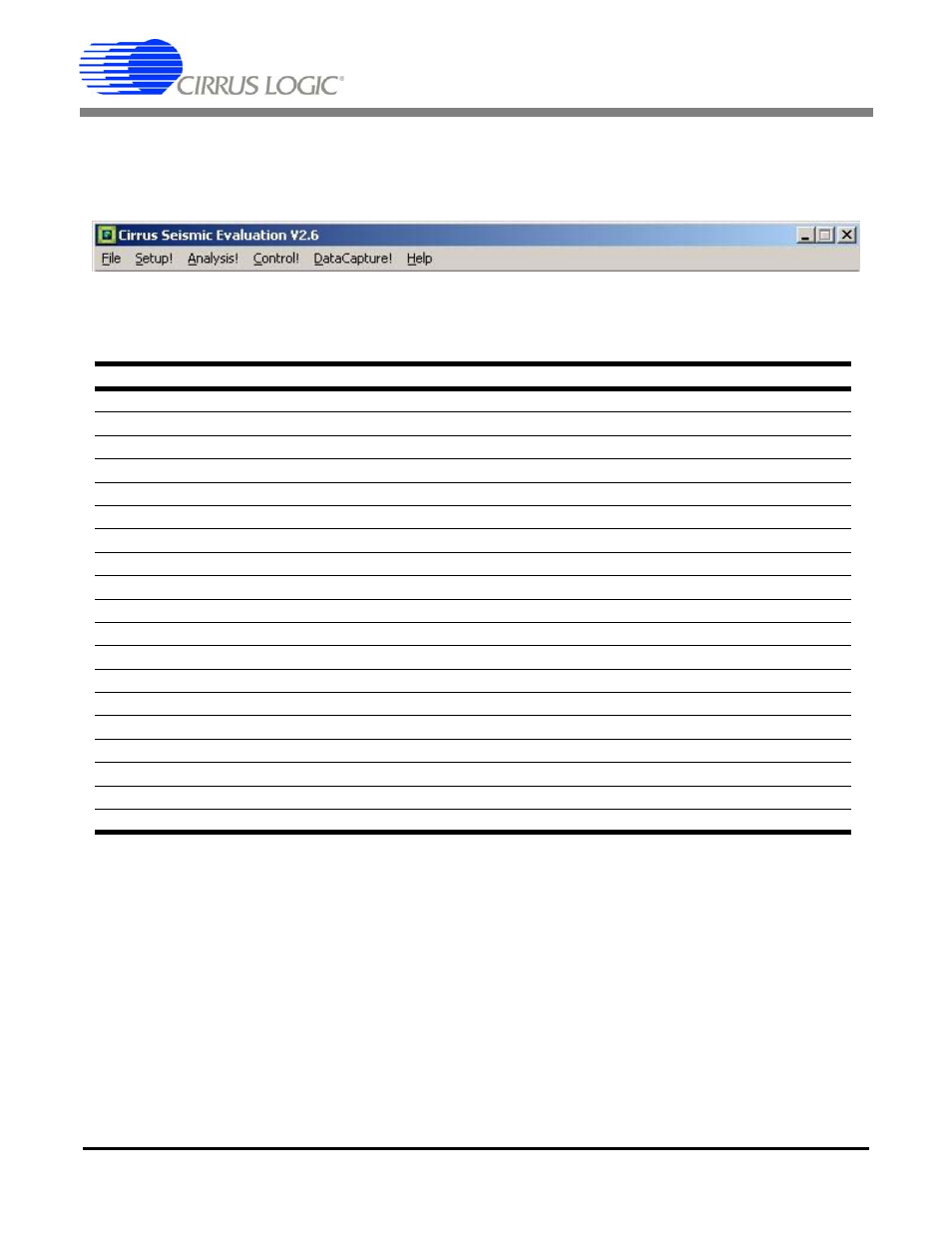 Software description, 1 menu bar, Cdb5374 | Cirrus Logic CDB5374 User Manual | Page 35 / 78