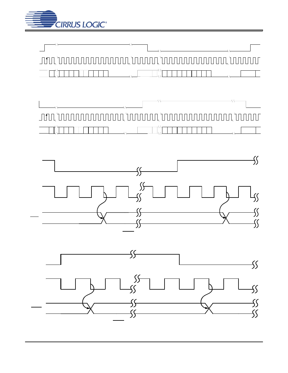 Figure 18. left-justified serial audio interface, Figure 19. i·s serial audio interface, Figure 20. ovfl output timing, i·s format | Cs5381 | Cirrus Logic CS5381 User Manual | Page 12 / 24