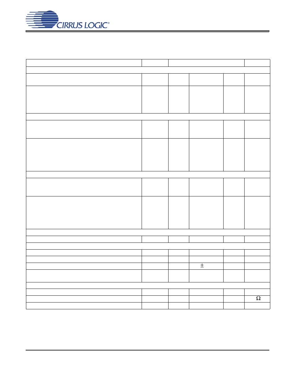 Analog characteristics (cs5381-ksz/-kzz) | Cirrus Logic CS5381 User Manual | Page 6 / 24