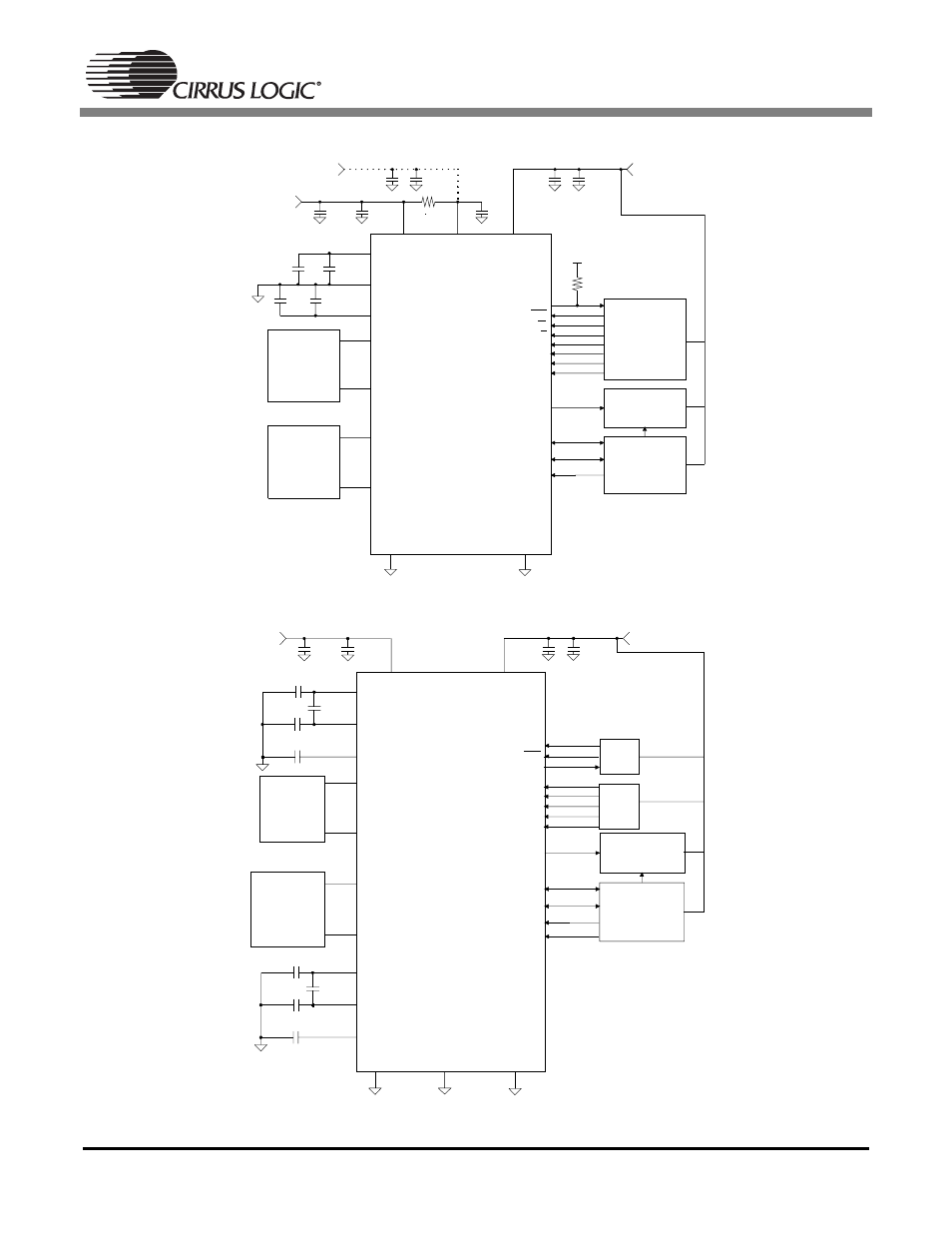 Typical connection diagrams, Figure 1. cs5381 typical connection diagram, Figure 2. ak5394a typical connection diagram | An234 | Cirrus Logic AN234 User Manual | Page 2 / 7