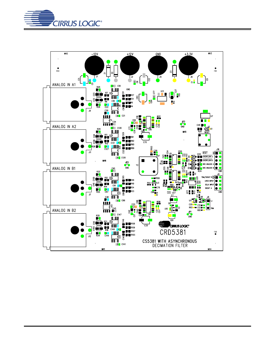 Layout, Figure 15. silk screen, Figure 15 | Cirrus Logic CRD5381 User Manual | Page 19 / 24