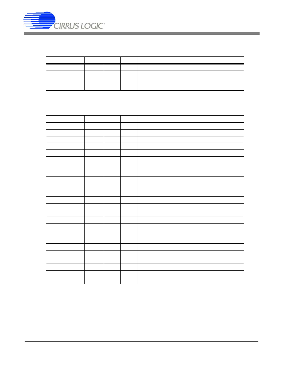 Table 3. spi 1 and digital filter registers, Cs5376a, Spi 1 registers digital filter registers | Cirrus Logic CS5376A User Manual | Page 12 / 106