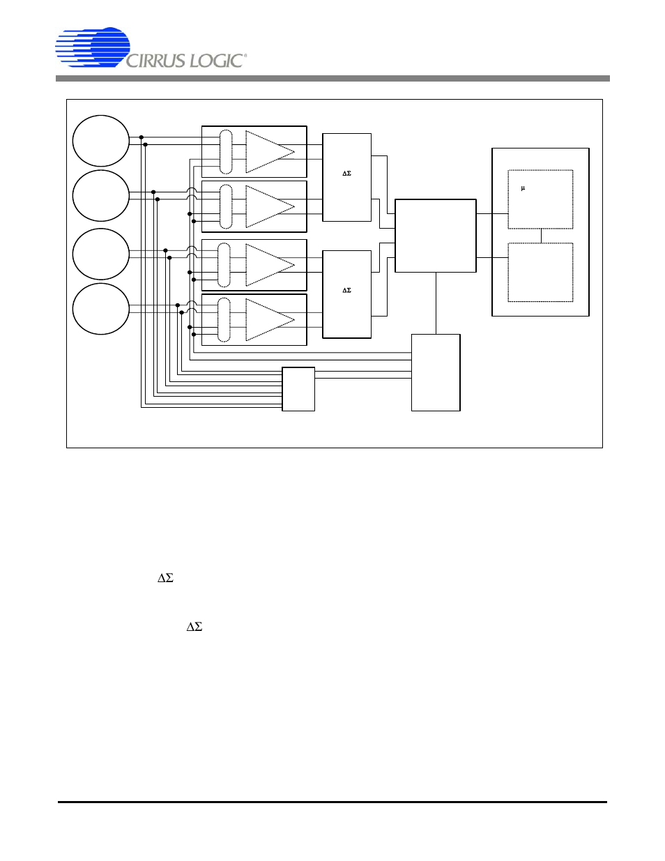 System design with cs5376a, 1 power supplies, 2 reset control | Power supplies 3.2. reset control, Figure 9. multi-channel system block diagram, Cs5376a | Cirrus Logic CS5376A User Manual | Page 19 / 106