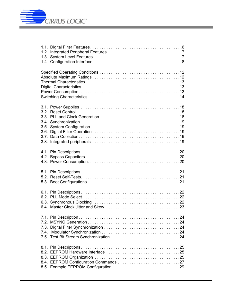 Cs5378 | Cirrus Logic CS5378 User Manual | Page 2 / 88