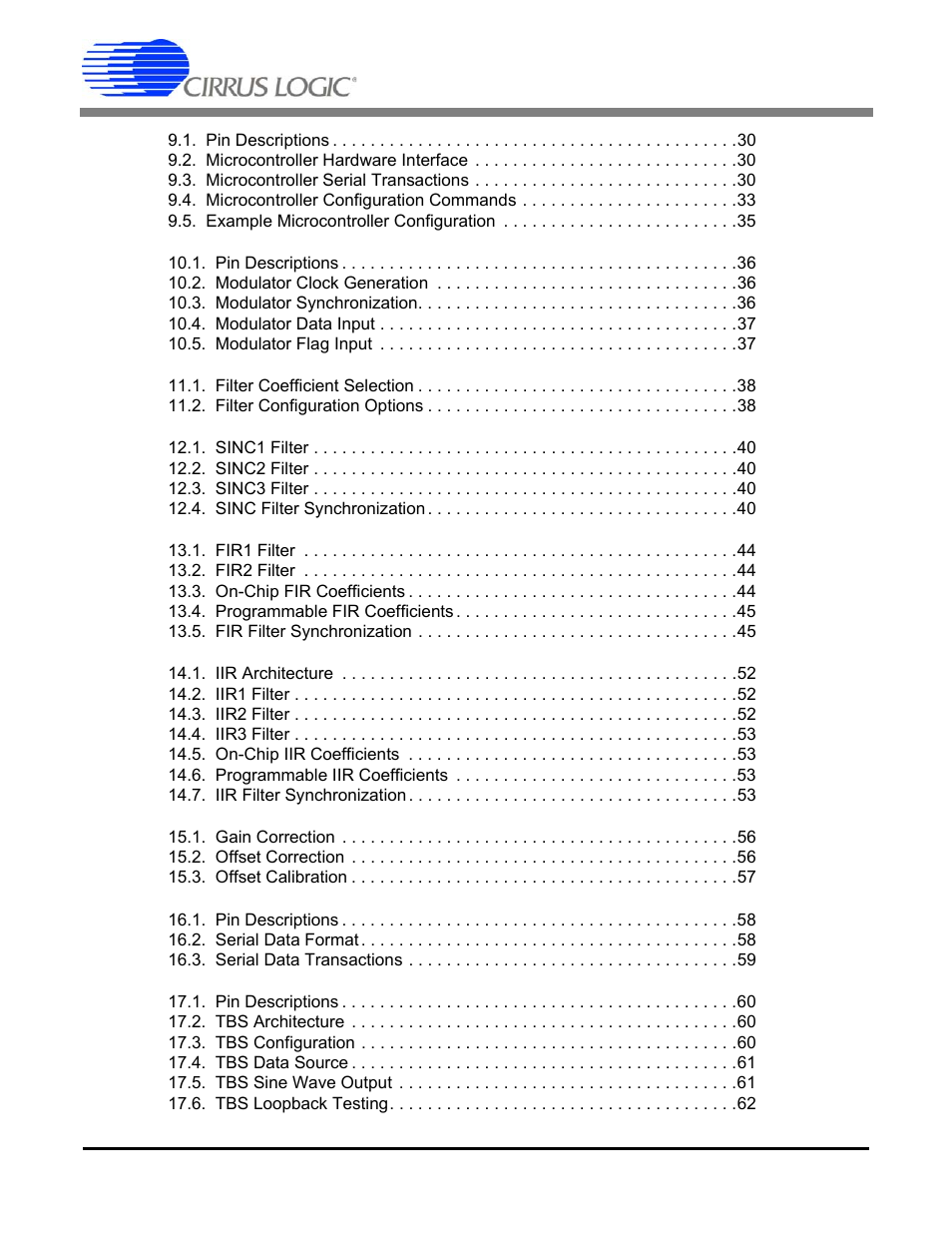 Cs5378 | Cirrus Logic CS5378 User Manual | Page 3 / 88