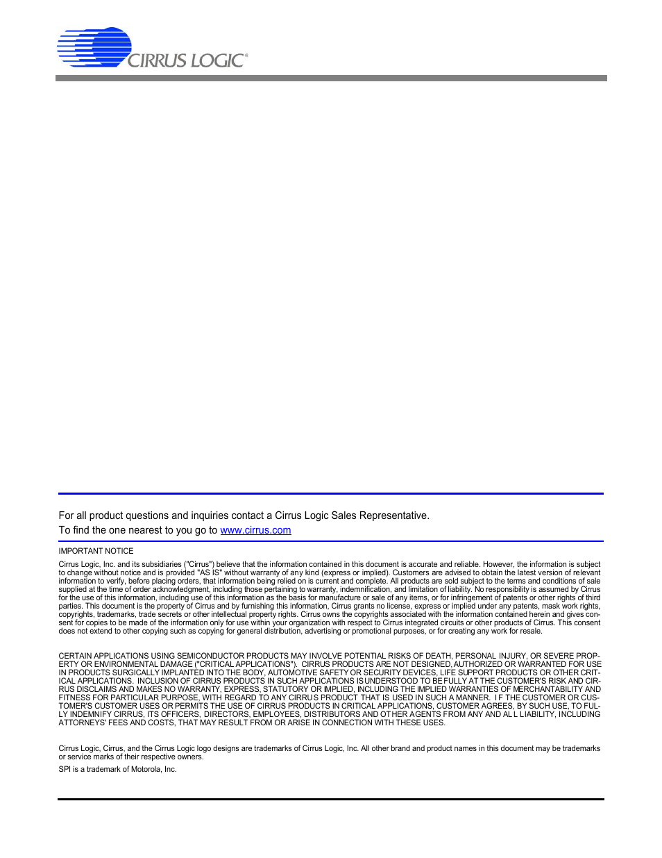 Cs5378, Contacting cirrus logic support | Cirrus Logic CS5378 User Manual | Page 88 / 88